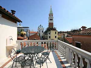 Apartamento con terraza  San Marco Venecia; Ducale Terrace