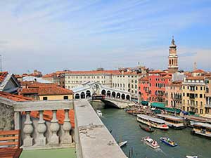 Apartamento con terraza con vista del Canal Grande en Rialto Venecia