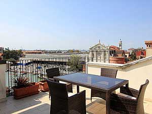 Apartamento con terraza y vista Canal Grande Venecia